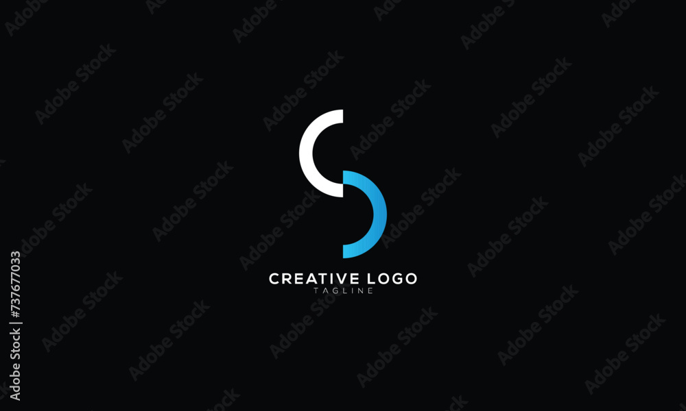 SD DS Abstract initial monogram letter alphabet logo design SD DS Abstract initial monogram letter alphabet logo design