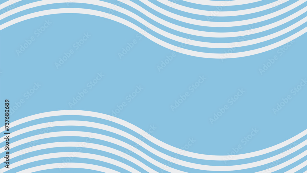 Blue Wave pattern background wallpaper design vector image for backdrop or presentation