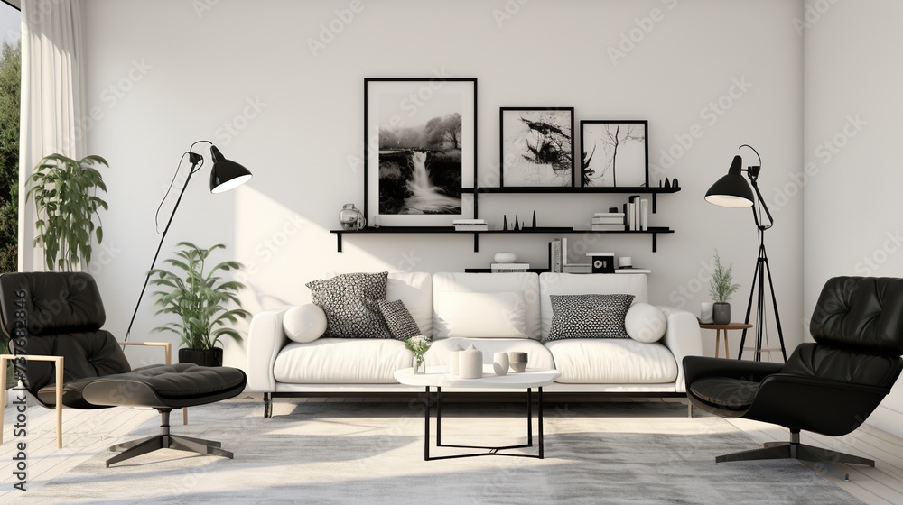 Modern sophisticated living room interior design inspired by ...