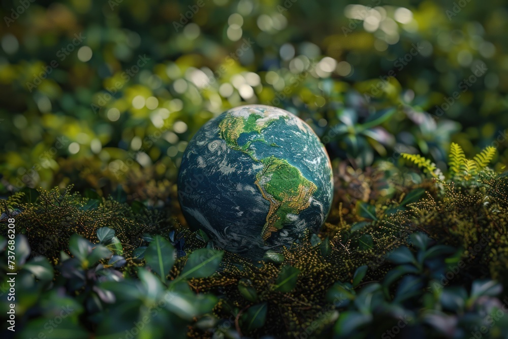 Collaboration between the government with green globe, Renewable and Sustainable Resources. Environment World Earth Day Collaboration between the government with green globe, Renewable and Sustainable Resources. Environment World Earth Day