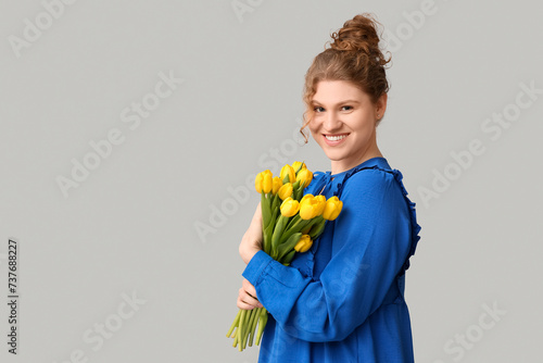 Beautiful young happy woman...