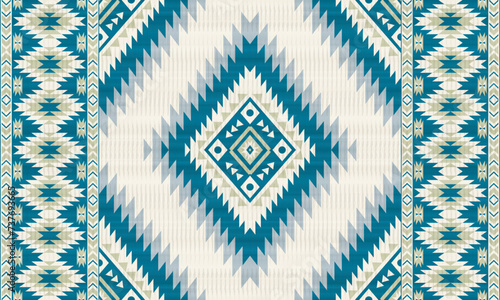 American tribal ethnic native pattern.Traditional Navajo,Aztec,Apache,Southwest and Mexican style fabric pattern.Abstract vector motifs pattern.For fabric,clothing,blanket,carpet,woven,wrap,decoration