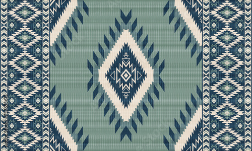 American tribal ethnic native pattern.Traditional Navajo,Aztec,Apache,Southwest and Mexican style fabric pattern.Abstract vector motifs pattern.For fabric,clothing,blanket,carpet,woven,wrap,decoration