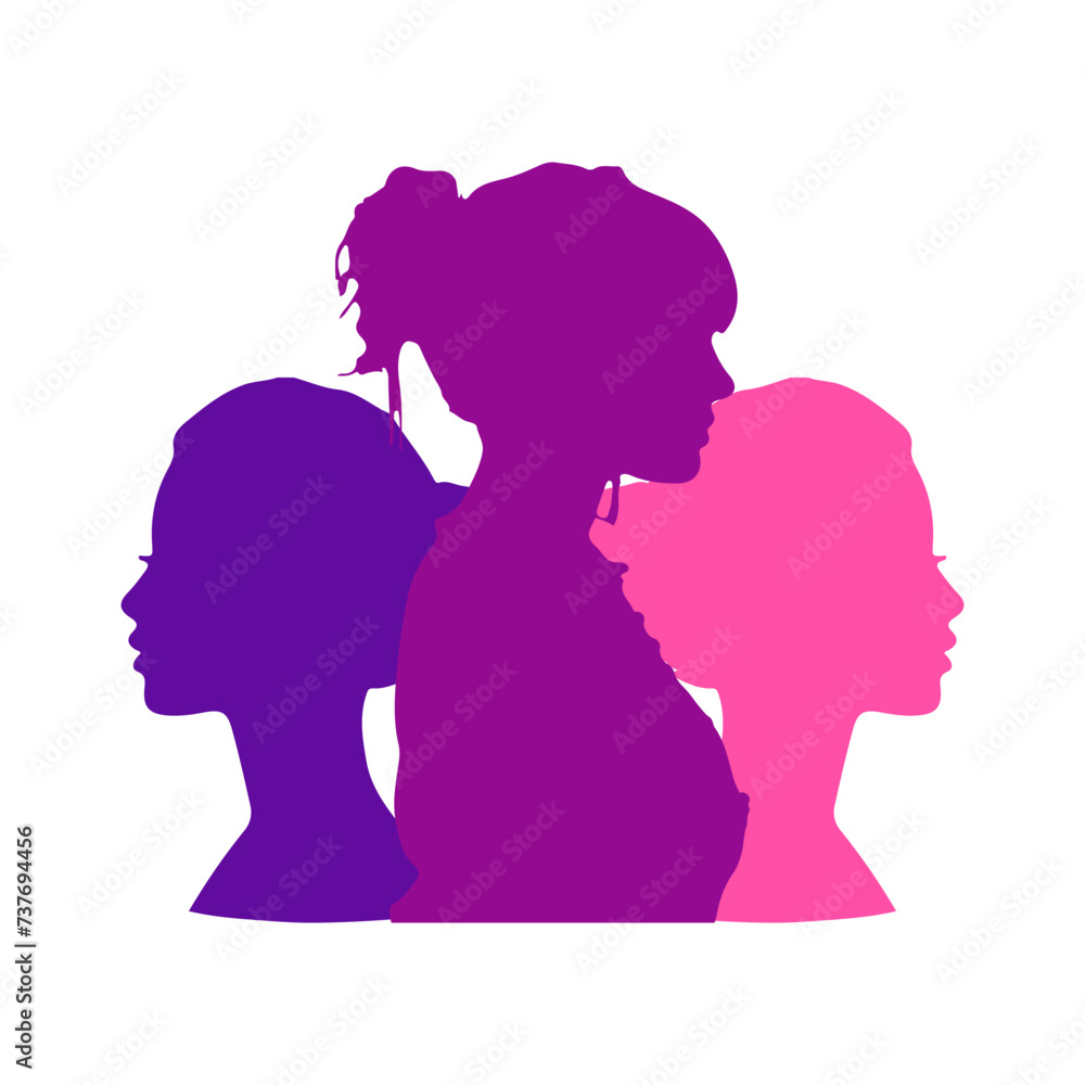 International Women's Day Silhouette