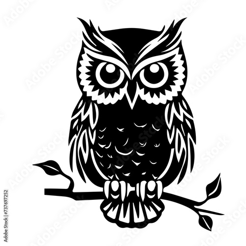 Owl, Owl Svg, Owl Vector, Owl Eyes Svg, Owl Cut File, Owls silhouette, Owl Clipart Print, Owl Cricut, Owl Mandala Svg