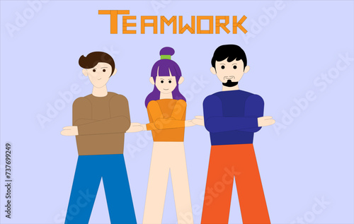 Teamwork joining forces
