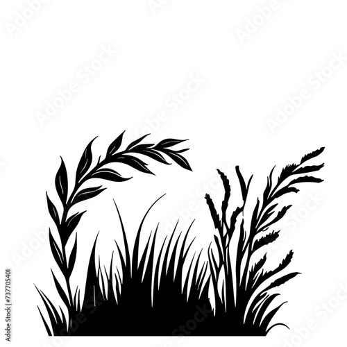 Wild Grass  Grass   Lawn  Botanical Grass  Grass Svg  Grass Clipart  Lawn Svg   Grass Cut File  Grass silhouette  Grass Vector  Grass Cricut