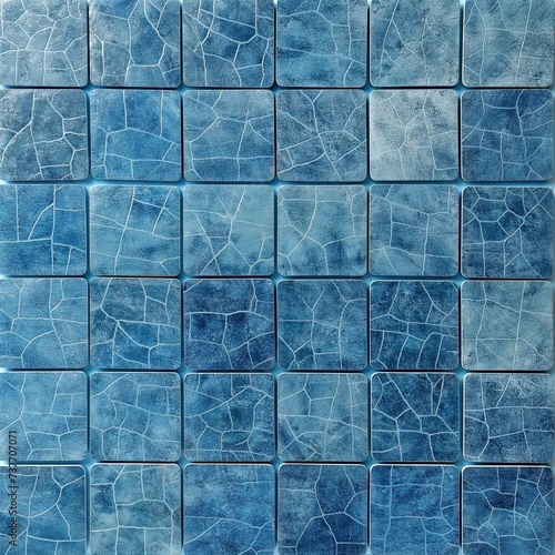 Blue Ceramic Tiles Texture