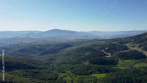 4k Summer Aerial View from  Ogden Canyon Utah 