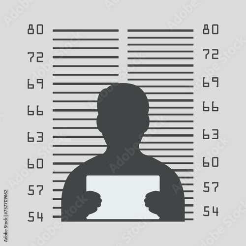 mugshot design cartoon vector design illustration