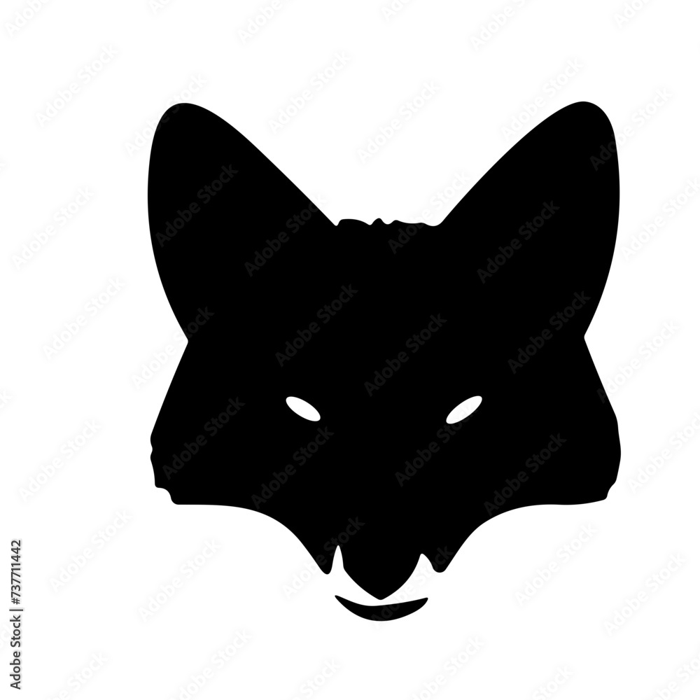 Fox, Fox Face, Fox Head, Fox Silhouette, Fox Svg, Fox Png, Foxes Svg