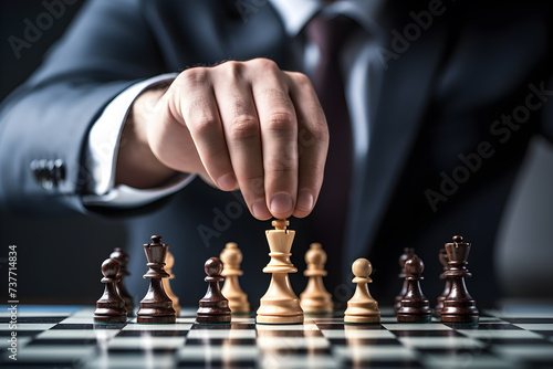 chess board game,strategy business concept