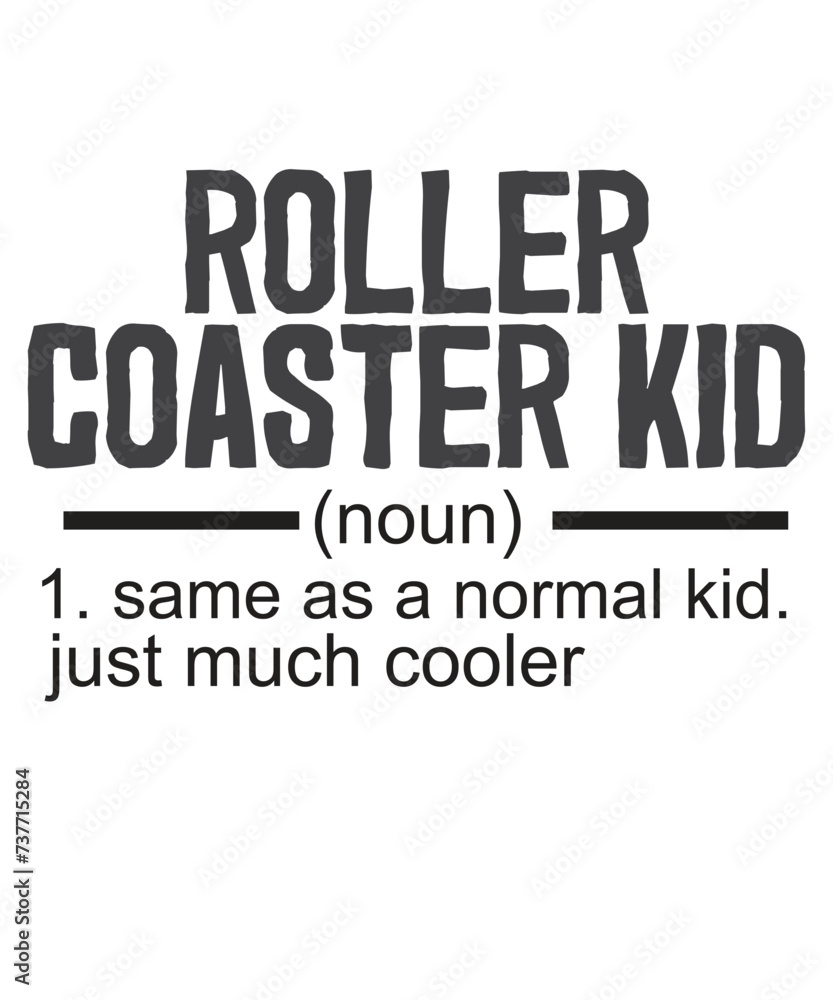 Funny Roller Coaster Kid Definition T-Shirt design vector, Riding a roller coaster, adrenalin, and adventure, roller coaster, amusement parks Funny Roller Coaster Kid Definition T-Shirt design vector, Riding a roller coaster, adrenalin, and adventure, roller coaster, amusement parks