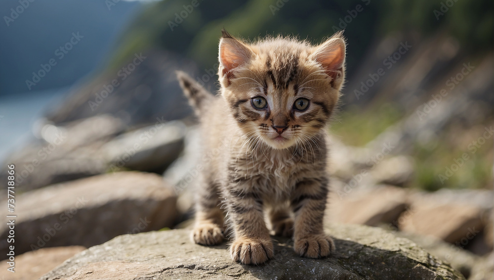cat siting in ground cat siting in ground