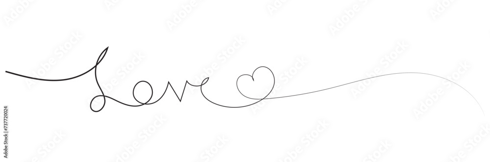 Hand drawn heart line art banner background transparent isolated Hand drawn heart line art banner background transparent isolated