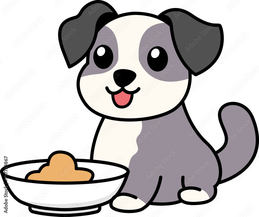 Obraz premium Adorable Dog Pet Icon