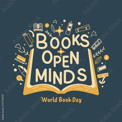 World Book Day Design illustration 