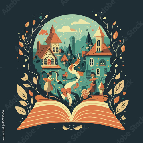 World Book Day Design illustration 