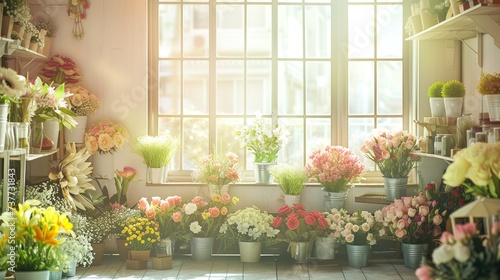 花屋の店内イメージ05 © yukinoshirokuma