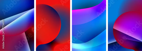 Abstract colors. Abstract backgrounds for wallpaper, business card, cover, poster, banner, brochure, header, website