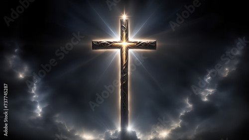 cross gods light © artmozai