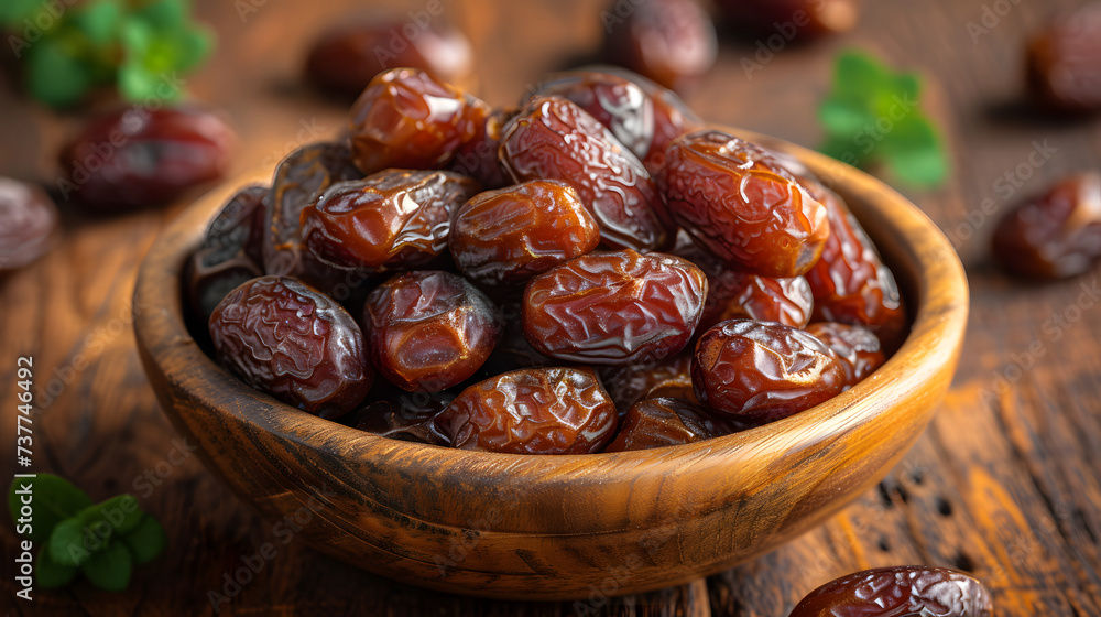 dates in a bowl, ramadan fruit photography dates in a bowl, ramadan fruit photography