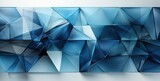 Abstract blue glass background. Created with Ai