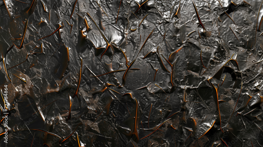 Shattered Steel: Distressed Metal Background. Generative AI Shattered Steel: Distressed Metal Background. Generative AI