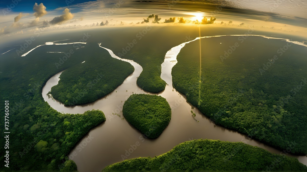 The Amazon Rainforest (South America)