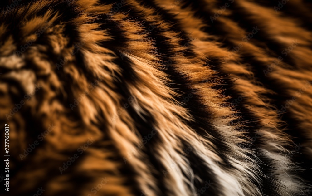 macro shot of tiger fur macro shot of tiger fur