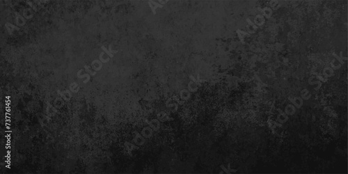 Black panorama of ancient wall textured grunge abstract surface aquarelle stains.background painted cement wall decorative plaster,prolonged metal background with scratches. 