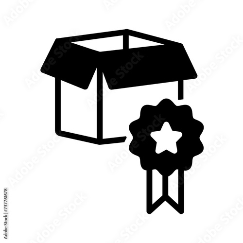 Vector solid black icon for Hallmark