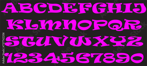 Calligraphic Font Handwritten Modern Font for Lettering.