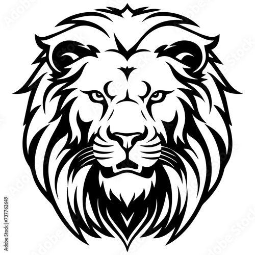 lion head vector