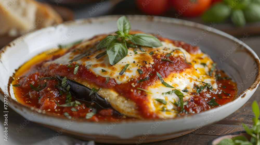 Eggplant Parmesan, Food Photography Eggplant Parmesan, Food Photography