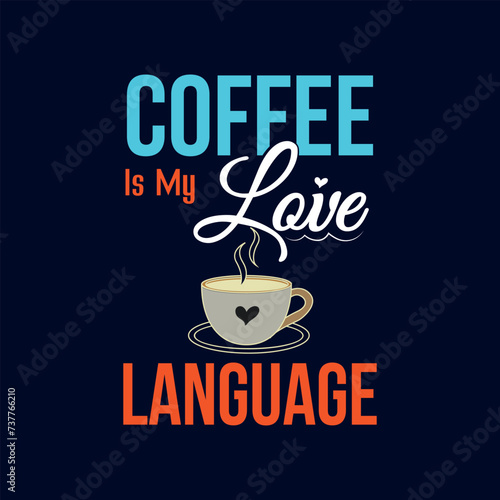 Coffee typography t-shirt design (ID: 737766210)
