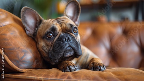 Portrait of French bulldog © Tejay