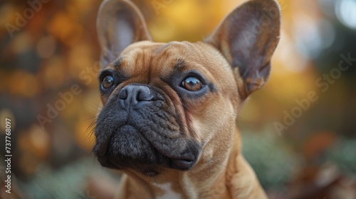 Portrait of French bulldog © Tejay