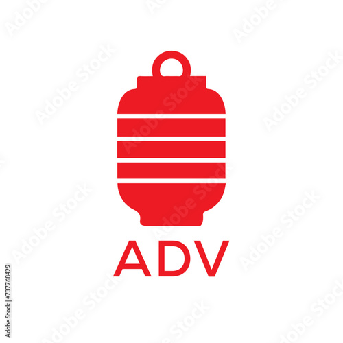 ADA Letter logo design template vector. ADA Business abstract connection vector logo. ADA icon circle logotype.
