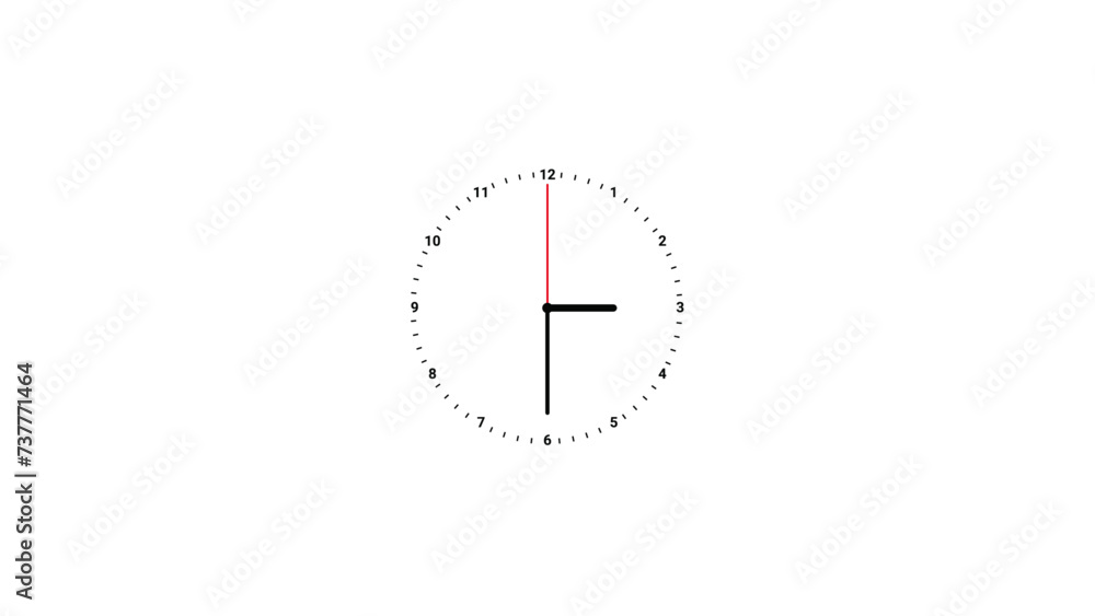 Analogue wall clock vector with hour, minutes, and seconds hands, Analogue clock icon vector illustration Analogue wall clock vector with hour, minutes, and seconds hands, Analogue clock icon vector illustration
