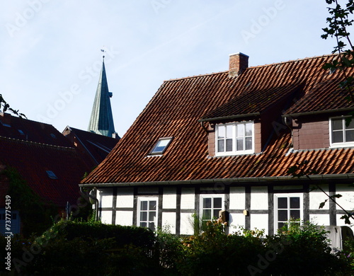 Historical Buildings in the Town Bad Bevensen, Lower Saxony