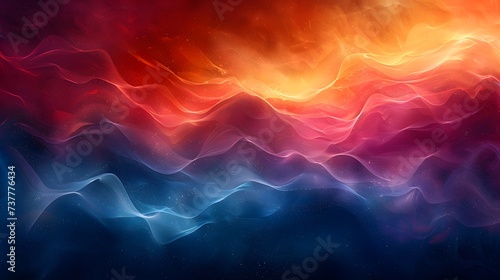 Abstract Rainbow Pattern Wallpaper in Artistic Style © Yosep
