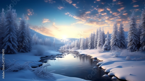 Charming winter scenes, explore the beauty of ice and snow