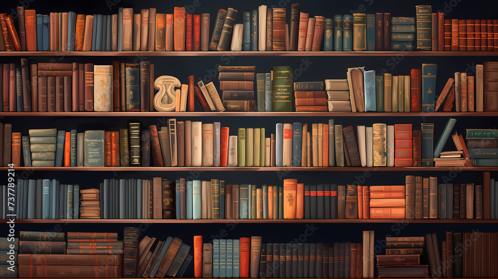 Literature or reading concept, book illustration Literature or reading concept, book illustration