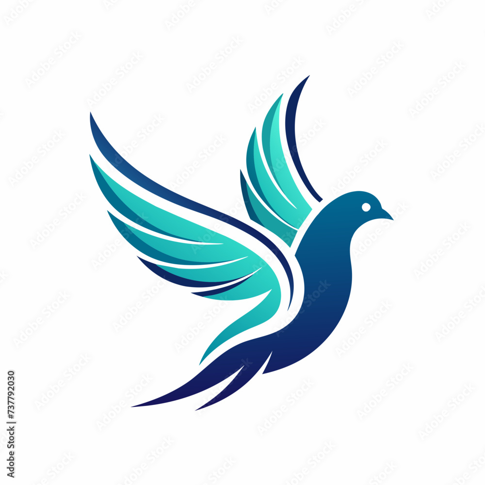 abstract simple dove bird fly high logo symbol illustration inspiration,Oral Facial logo design, silhouette logo abstract simple dove bird fly high logo symbol illustration inspiration,Oral Facial logo design, silhouette logo