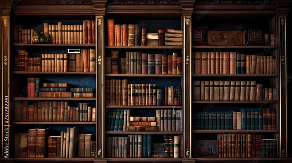 Literature or reading concept, book illustration