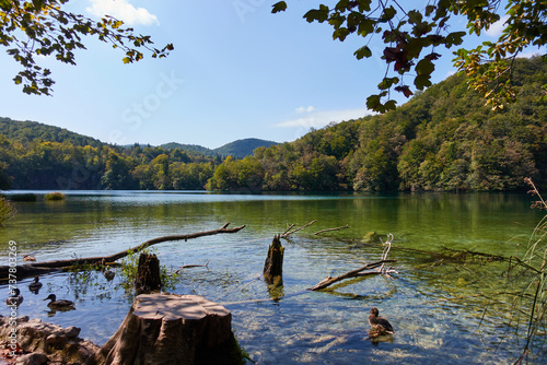 Cuadro en lienzo Plitvice Lakes National Park, Croatia