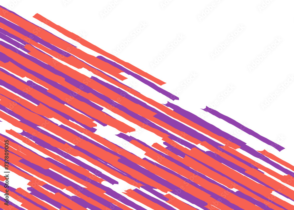 Obraz premium Minimalist background with diagonal rough lines pattern and with some copy space area