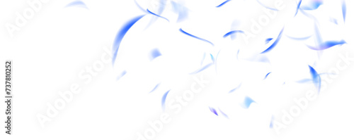 Ethereal Lens rainbow light streak transparent effect. Vector illustration PNG. Holographic falling confetti glitters isolated on transparent background. 