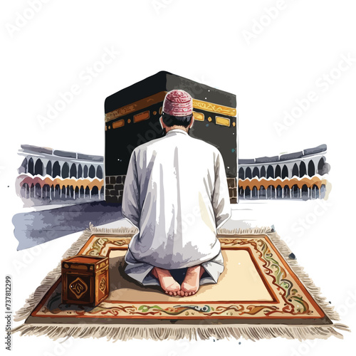 moslem praying photo